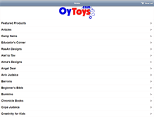 Tablet Screenshot of oytoys.com